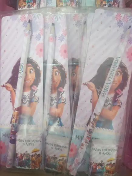 Kit Lapis e Borracha Personalizado Encanto