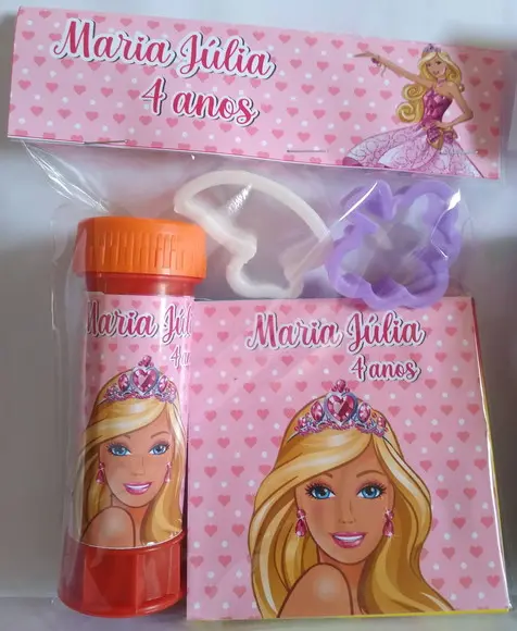 Kit Massinha e Bolinha de Sabão Barbie