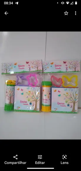Kit Massinha e Bolinha de Sabão Jardim Encantado