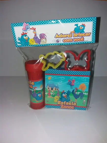 Kit Massinha e Bolinha de Sabão Galinha Pintadinha