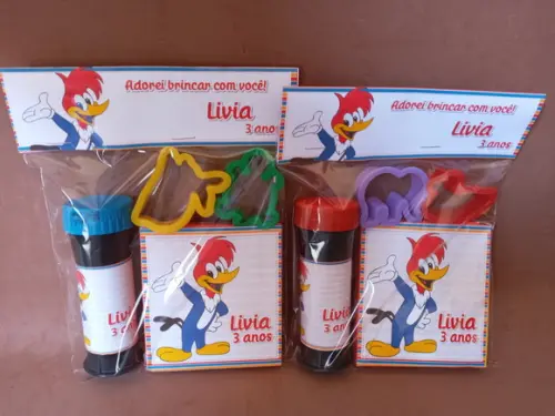 Kit Massinha e Bolinha de Sabão Pica Pau