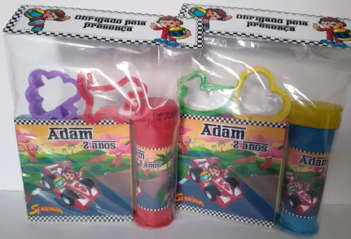 Kit Massinha e Bolinha de Sabão Senninha