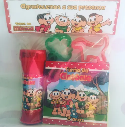 Kit Massinha e Bolinha de Sabão Turma da Monica