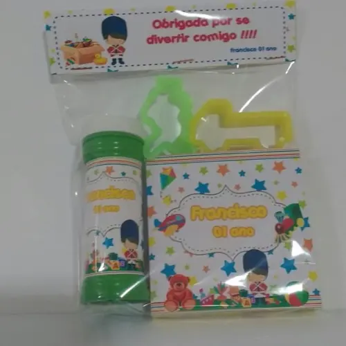 Kit Massinha e Bolinha e Sabão Brinquedos Antigos