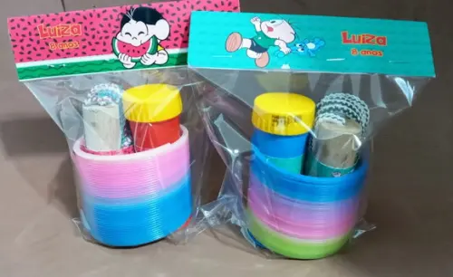 Kit Mola e Corda de Pular e Bolinha de Sabão Turma da Monica