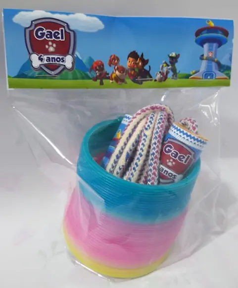 Kit Mola e Corda Personalizada Patrulha Canina
