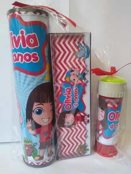 Kit Pega Vareta Domino e Bolinha de Sabão Gi