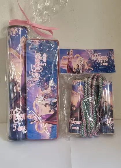Kit Pega Vareta Dominó e Corda Personalizada Enrolados