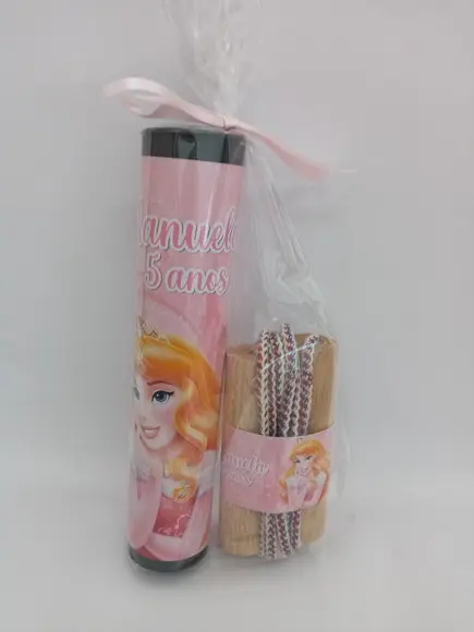 Kit Pega Vareta e Corda de Pular Bela Adormecida