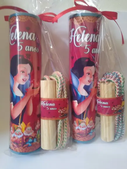 Kit Pega Vareta e Corda de Pular Branca de Neve