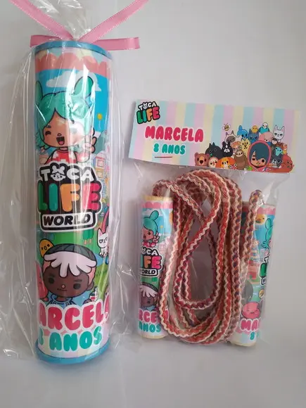 Kit Pega Vareta e Corda Personalizada Toca Life