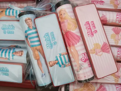 Kit Pega Vareta e Domino Barbie