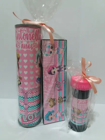 Kit Pega Vareta Domino e Bolinha de Sabão Lol
