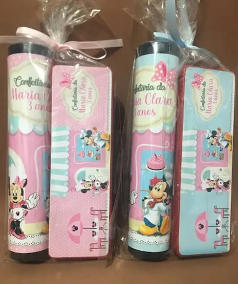 Kit Pega Vareta e Domino Minnie Confeiteira