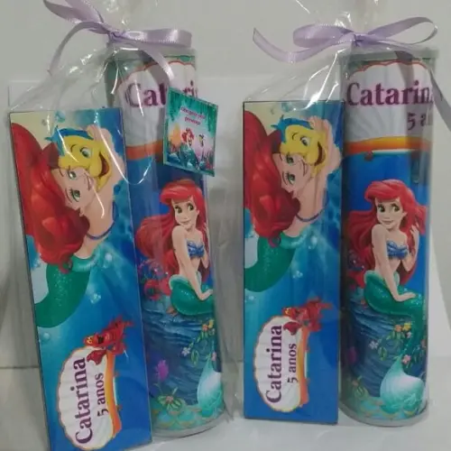 Kit Pega Vareta e Domino Pequena Sereia