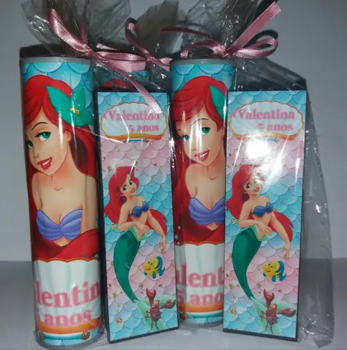 Kit Pega Vareta e Domino Pequena Sereia