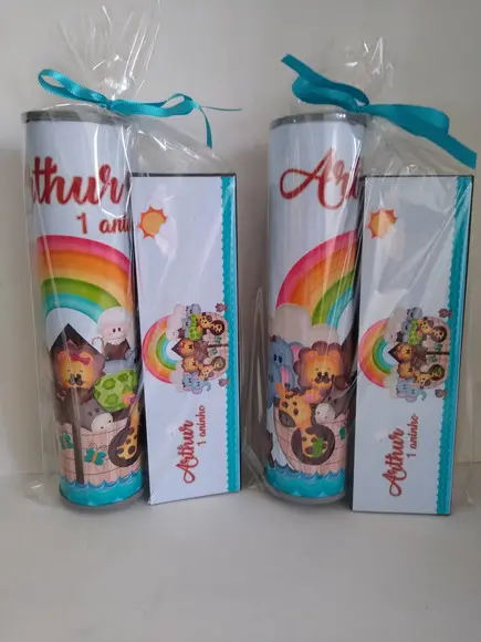 Kit Pega Vareta e Domino Personalizado Arca de Noé