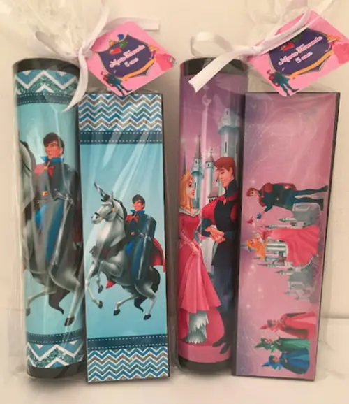 Kit Pega Vareta e Domino Personalizado Bela Adormecida