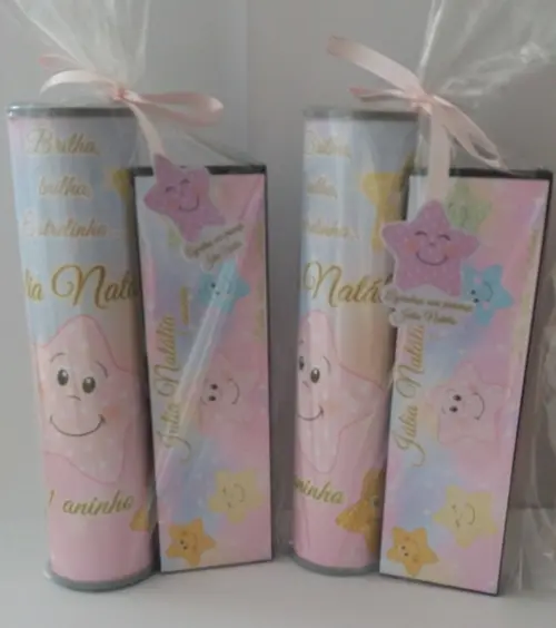 Kit Pega Vareta e Domino Personalizado Brilha Brilha
