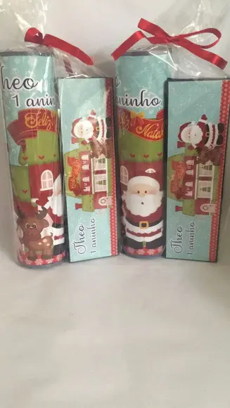 Kit Pega Vareta e Domino Personalizado Feliz Natal