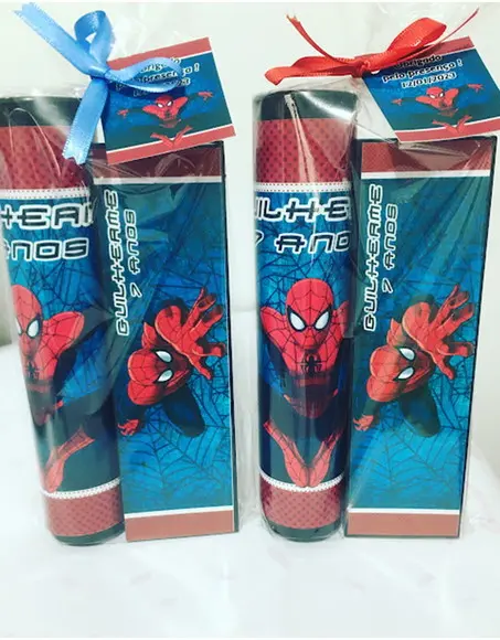 Kit Pega Vareta e Domino Personalizado Homem Aranha