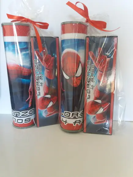 Kit Pega Vareta e Domino Personalizado Homem Aranha