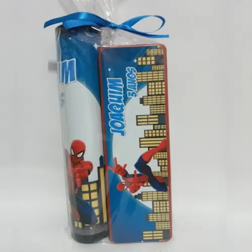Kit Pega Vareta e Domino Personalizado Homem Aranha