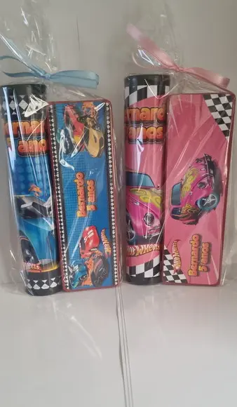 Kit Pega Vareta e Domino Personalizado Hotwheels