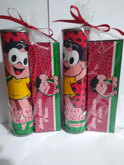 Kit Pega Vareta e Domino Personalizado Magali