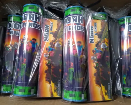 Kit Pega Vareta e Domino Personalizado Minecraft