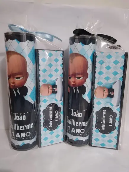 Kit Pega Vareta e Domino Personalizado Poderoso Chefinho