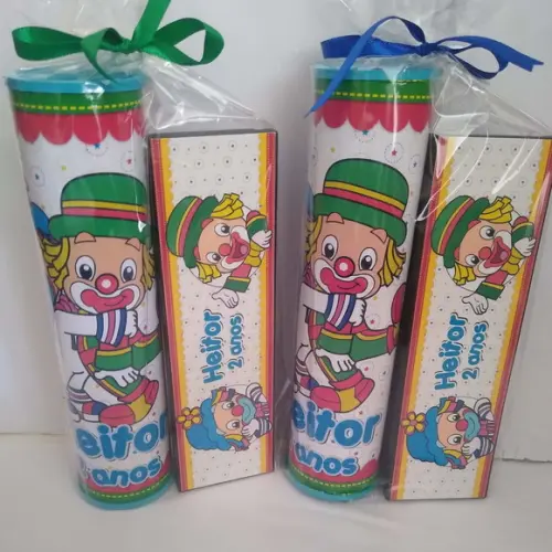 Kit Pega Vareta e Domino Personalizado Patati e Patatá