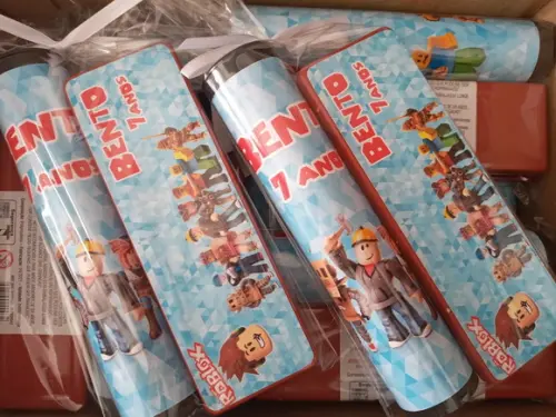Kit Pega Vareta e Domino Personalizado Roblox