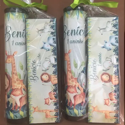 Kit Pega Vareta e Domino Personalizado Safari