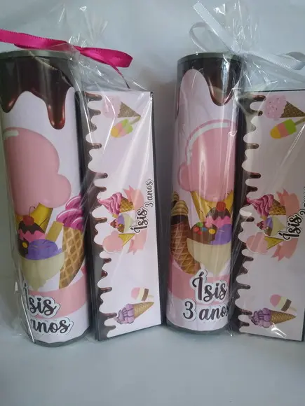 Kit Pega Vareta e Domino Personalizado Sorvete