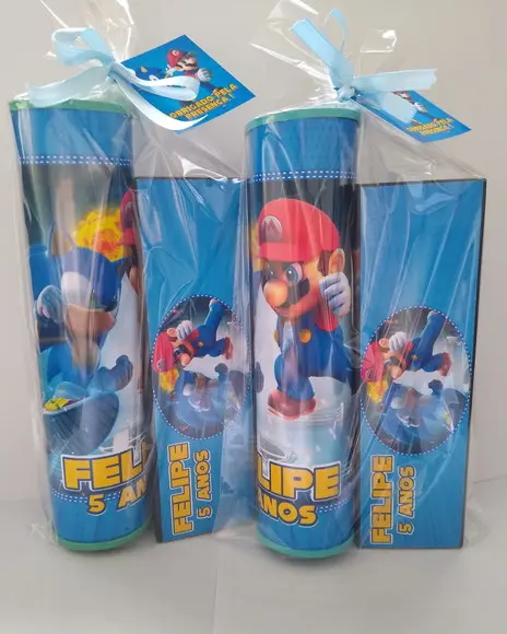 Kit Pega Vareta e Domino Personalizado Sonic Vs Mario