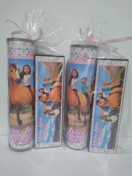 Kit Pega Vareta e Domino Personalizado Spirit