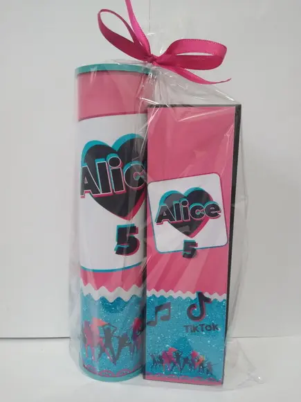 Kit Pega Vareta e Domino Personalizado Tiktok