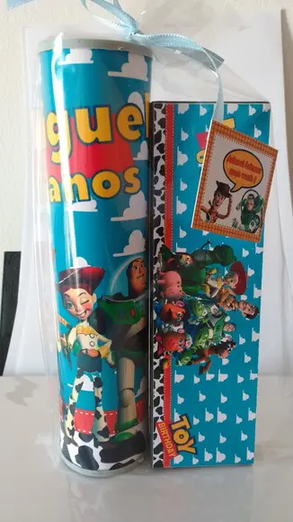 Kit Pega Vareta e Domino Personalizado Toy Story