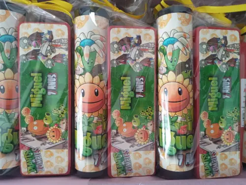 Kit Pega Vareta e Domino Planta e Zombies