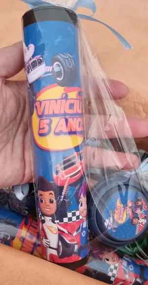 Kit Pega Vareta e Ioio Blaze And Monster Machine