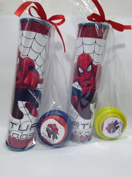 Kit Pega Vareta e Ioio Homem Aranha