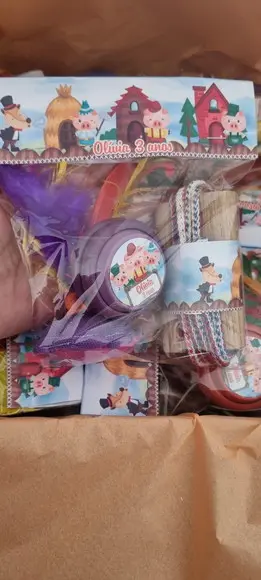 Kit Peteca, Corda e Ioio 3 Porquinhos