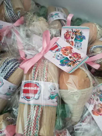 Kit Pião Corda e Bolinha de Gude Patrulha Canina