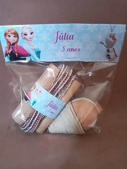 Kit Pião e Corda Frozen