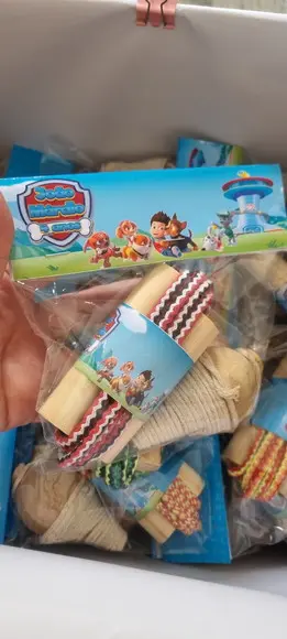 Kit Pião e Corda Patrulha Canina