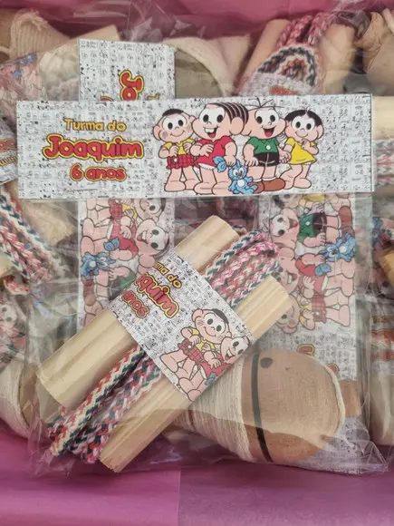 Kit Pião e Corda Turma da Monica