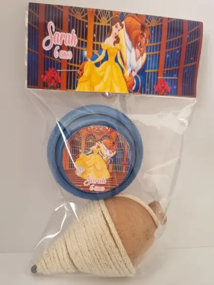 Kit Pião e Ioio Bela e a Fera