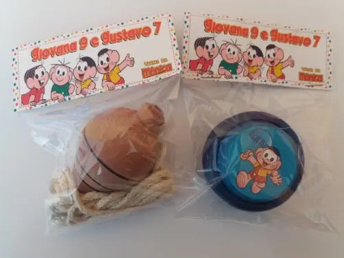 Kit Pião e Ioio Turma da Monica
