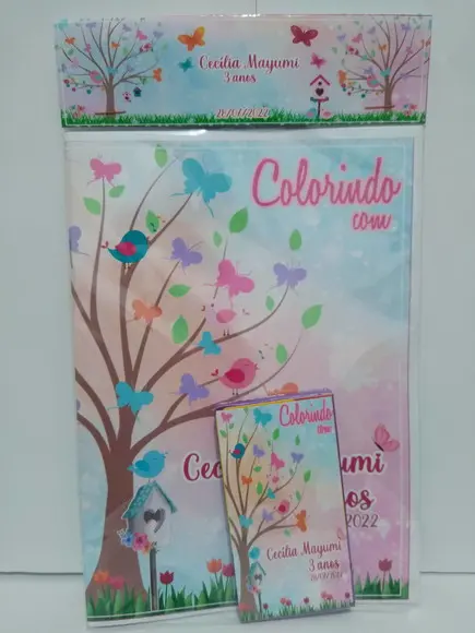 Livro de Colorir c/ Giz Jardim Encantado